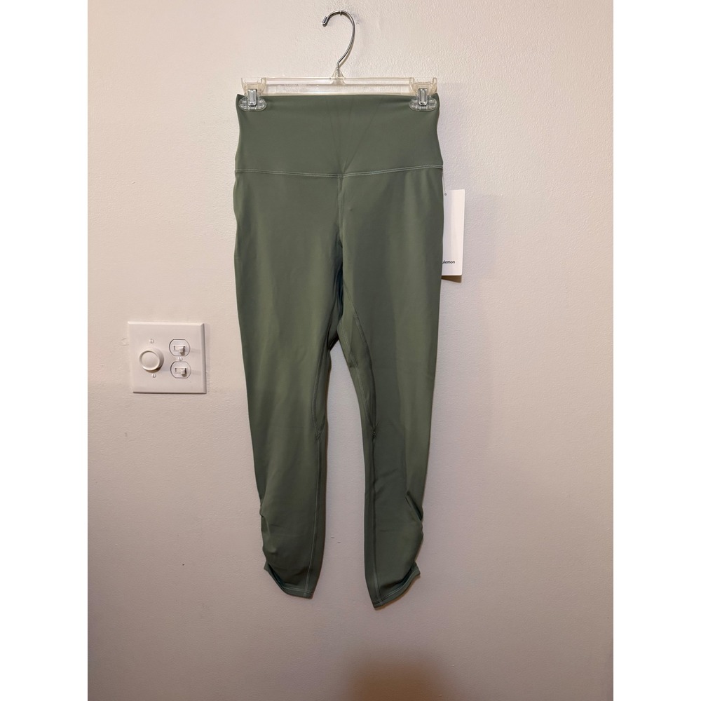 Lululemon Align Ruched Petal Hem Tight 25" Size 6 NWT